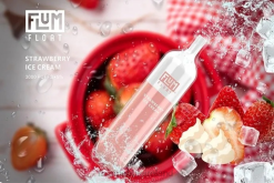 FLUM FLOAT 3000 PUFFS JHPL74 - Flum Pebble Ireland Strawberry Ice Cream