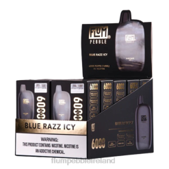 FLUM PEBBLES 6000 PUFFS 10 PACKS JHPL15 - Flum Pebbles Price Blue Razz Icy