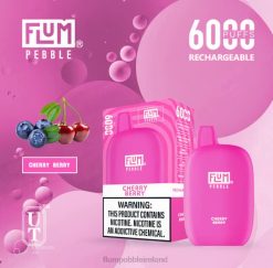 FLUM PEBBLES 6000 PUFFS JHPL20 - Flum Pebble Ireland Cherry Berry