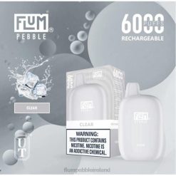 FLUM PEBBLES 6000 PUFFS JHPL22 - Flum Pebbles Wholesale Clear