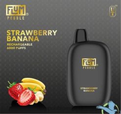 FLUM PEBBLES 6000 PUFFS JHPL70 - Flum Pebbles Wholesale Strawberry Banana