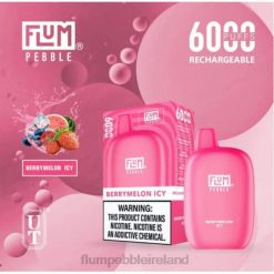 FLUM PEBBLES 6000 PUFFS JHPL7 - Flum Pebbles Wholesale Berrymelon Icy