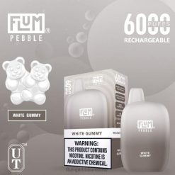 FLUM PEBBLES 6000 PUFFS JHPL87 - Flum Pebbles Price White Gummy