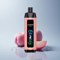 Aivono Aim Fatpro 22000 Puffs Peach Ice 5% Nicotine 600mAh