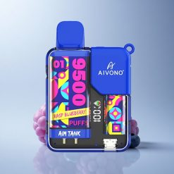 Aivono Aim Tank 9500 Puffs Rasp Blueberry 650mAh 5% Nicotine