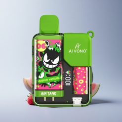 Aivono Aim Tank 9500 Puffs Strawberry Watermelon 650mAh 5% Nicotine