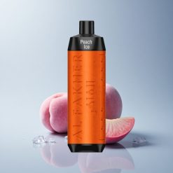 Al Fakher Crown Bar 8000 Crystal Peach Ice 600mAh 5mg Nicotine