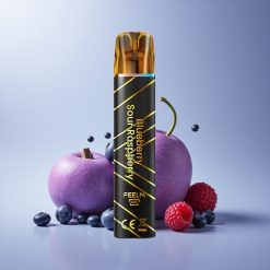 JNR Black&Golden 600+200 Blueberry Sour Raspberry 550mAh 2% Nicotine