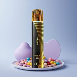 JNR Black&Golden 600+200 Skittles Black&Golden 550mAh 2% Nicotine Disposable Vape