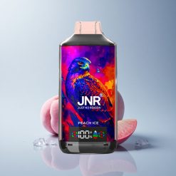 JNR Falcon X 18000 Peach Ice 750mAh 24ml Dual Mesh Coil Digital Display Type-C 0%-5% Nicotine