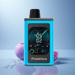 JNR PhoneVape 30000 Blue Razz Ice Rechargeable 850mAh Nicotine 5%