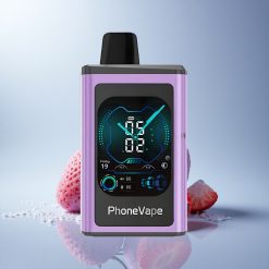 JNR PhoneVape 30000 Strawberry Ice 850mAh Adjustable Airflow