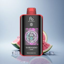 Fumot Tornado 25000 Puffs Watermelon Ice HD Screen 700mAh 5% Nicotine