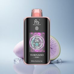 Fumot Tornado 25000 Puffs White Gummy Ice HD Screen 700mAh