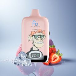 Fumot Tornado Digital Box 12000 Puffs Strawberry Ice 550mAh 20ml Mesh