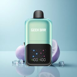 GEEK BAR 2GO 20ml 50000 Puffs Cool Mint Ice Dual Tank Adjustable Coolness Disposable Vape Pen 20mL 5% Nicotine Salt Rechargeable Battery